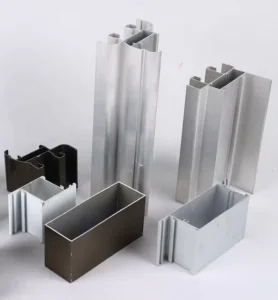 Customized 6000 Series Aluminum Alloy Door and Window Profiles with Cutting and Bending Services in Various Colors