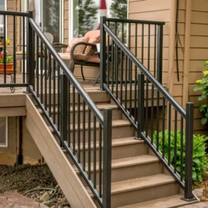 Customized Aluminium Railing Handrail Balcony New Design Aluminum Fence Railing