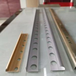 Customized Aluminum Alloy Ceramic Tiles External Corner Lines Cabinet Base Lines Aluminum Profiles