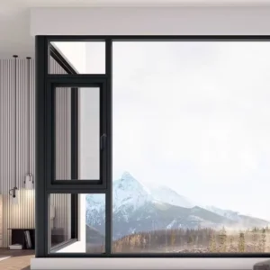 Customized Aluminum Casement Windows Thermal Break Profile for Modern Building Facade