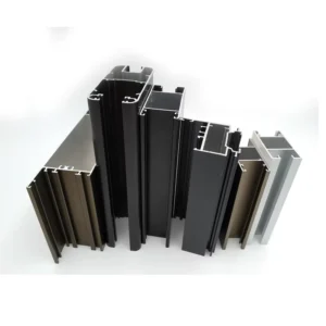 Customized Aluminum Profile for Window Doors Aluminum Profile Extrusion Black in White and Black