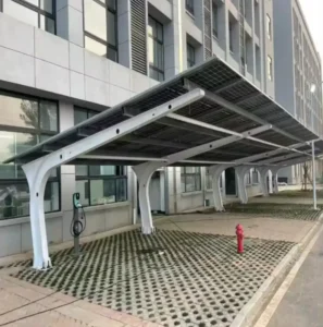 Customized Drawing Project Commercial Residential Pv Panel Mounting Frame Aluminum Alloy Solar Carport