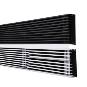 Customized Frameless Invisible Aluminum Alloy Embedded Lengthened Xiaohongshu Style Central Air Conditioner Outlet