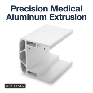 Customized Industrial Aluminum Extrusion Profile with Anodizing Finish Used for Medical Equipment
