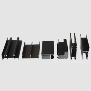 Customized Matte Anodized Aluminum Profile Extrusion High T5-T6 Temper Sliding Windows Doors Folding Door Profiles Cutting 6000