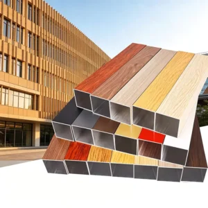 Customized Modern Decoration Outdoor Aluminum Profile for Outdoor Cladding Wall Facade