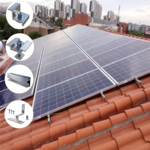 Customized Pv Panel Install Solar Roof Solar Panel Mount Brackets Racking System