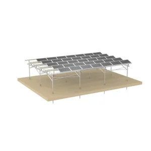 Customized Solar Farm Solar Panel Ground Mounting Aluminum Photovoltaic Frame Structure System