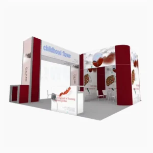 Customized TL 62 Folding White Modular Booth for Trade Show and Exhibition Fast System 62mm Aluminum Profile