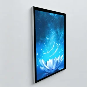 Customized Ultra thin Aluminum Rectangle LED Light Box with Snap Frame Energy Saving Easy Installation