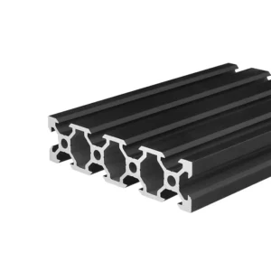 Industrial Black Aluminium Extrusion 6063 Aluminium Profile 2080 V Slot Rail Aluminum Profile
