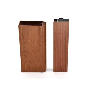 Customized Wood Grain Aluminum Sliding Window Profiles Aluminum Profile For Closet Door Customized Aluminum Extrusion Profile