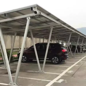 Customized Zinc Aluminum Magnesium Alloy Residential Attached Garage Parking Solar Panel Mounting Brackets Frame System 25 Year