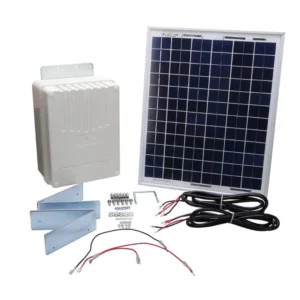 DC Gate Opener Accessories Solar System 20W 40W 60W 100W Solar Panel and Solar Charge Box