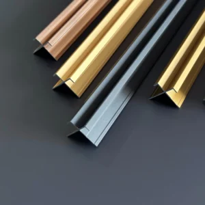 Decorative Aluminum Alloy Profiles for PVC Wall Panel Corners Modern and Durable