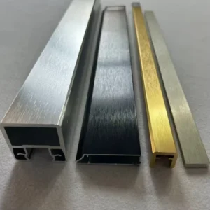 Decorative Aluminum Profile with Custom Surface Treatment From Source Factory