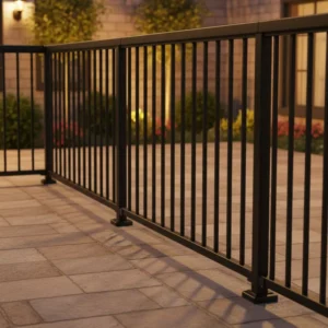 Decorative Wrought Iron Stair Handrail for Villa Household Stairs Railing Wrought Iron Baluster