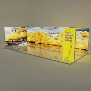Design 8X10 10X20 10X10 Mobile Portable Modular Seg Advertising Fabric Light Box Expo Backdrop Exhibition Stand Exhibit Booth Trade Show Display