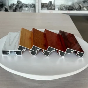 Design Aluminum Profile 3D Wood Grain Outdoor Wood Grain Weather resistant Wood Grain Aluminum Profile