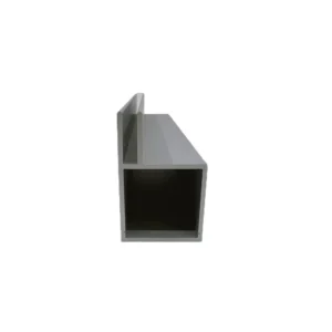 Display Rack Aluminium Profiles Silver Polish Anodized with 2 Legs