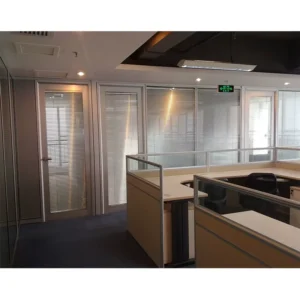 Double Glass Aluminum Fixed Office Divider Room Partition Wall for Malaysia