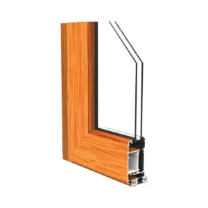 Double Glaze Aluminium Window Profile and Frame Industrial Aluminum Profile for Roll Glass Doors Concealed
