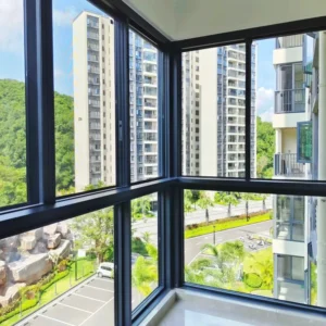 Double Glazed Aluminum Thermal Break Sliding Window Durable for Residential Apartment and Villa Exterior