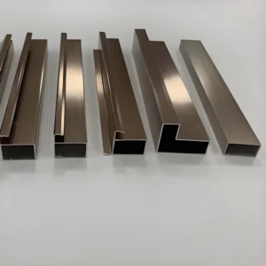 Durable 6000 Series Aluminum Alloy U Channel Curtain Profile Cutting Welding Bending Custom Lengths Colors Door Window Temper