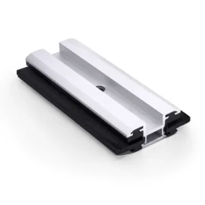 Durable Aluminum Solar Mid Clamp Anodized Surface for Tin Roof Solar Ground Mounting Systems Compatible Various Frame