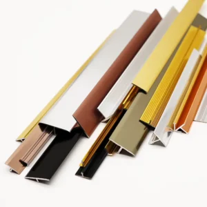 Durable Anodized Aluminum Silver T Trim Molding Profiles with 5 Year Warranty for Apartment Modern Design