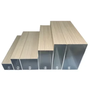 Durable PVDF Coating Aluminum Alloy Square Tube Decorative Metal Profile for Modern Facade Decoration