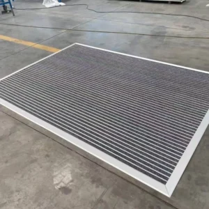 Dust Removal Aluminum Entrance Mats Recessed for High Traffic Area Anti Slip Aluminum Alloy Floor Mat for Hotel Bank Airport