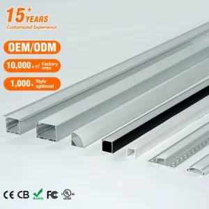 EU Stock Ceiling Hanging LED Linear Light Aluminum Alloy Housing 1m 2m 3m Customizable Length Profile Channel Light Diffuser