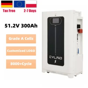EU Stock Power Wall 48V 51.2V 280ah 300Ah 10Kwh 15kwh Lifepo4 Home Battery Solar Power Energy Storage Lifepo4 Battery Pack