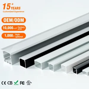 EU Warehouse Customized Surface Mounted Square LED Strip Light Aluminium Extrusion Profile LED Aluminum Profile Channel
