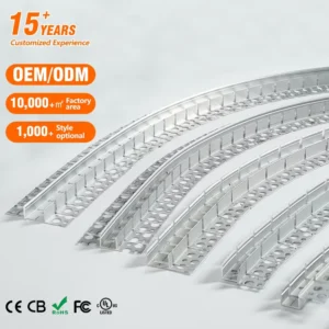 EU Warehouse Direct Sales LED Strip Light Aluminum Diffuser Channel Surface Mounted LED Aluminum Profile