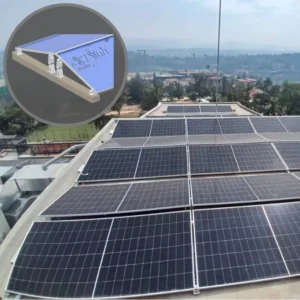 East-West Solar Mounting System for Flat Roof Aluminum PV Ballasted Mounting Bracket Fast Installation Solar Support