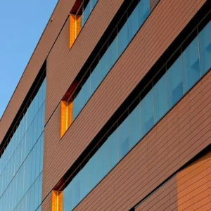 Easy Installation Ventilated Facade Aluminium Curtain Walls Windows Profiles Commercial Design Curtain Wall Aluminum