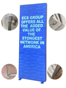 Easy Setup Custom Lightweight Stainless Steel Frame Weatherproof LED Light Boxes for Event Advertising