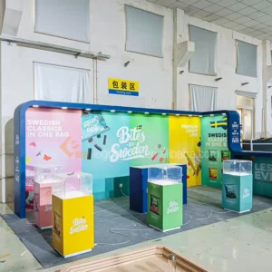 Easy Setup Trade Show Booth Display 10×20 Exhibition Booth Customize Design Promotion Counter for Expo Trade Show