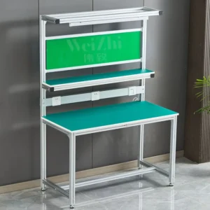 Easy to Install Anti Static Workbench Production Line in Aluminum or Iron for Workshop