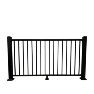 Easy to Install Outdoor Aluminum Balustrade and Handrail Railing Aluminum Picket Railing for Balcony Staircase