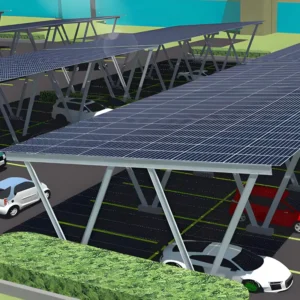 Easy to Install PV Ground Mount Solar Structure Ground Mount Solar Panel Frame for Carport