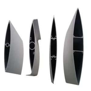 Eco Powder Coating Garden Aluminum Balcony Privacy Fence Profile Louver Frame Bar Horizontal Slat Fencing