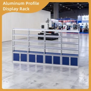 Electronic Product Special Aluminum Extrusion Trade Show Display Rack Stable Multi Layer Shelving for Electronic Product