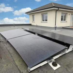 Energy Optimized Ballasted Solar Panel Bracket Solar Roof Mounts Flat Roof Mounting System Easy Install Aluminum Stainless Steel