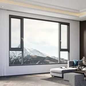Energy Saving Eco friendly Thermal Insulation Structure for Sustainable Construction Project Aluminum Casement Window