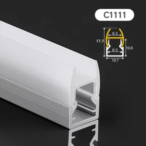 Energy Saving Led Channels Aluminum Led Profile Recessed Lighting IP54 Dustproof 50000H Long Lifespan 24V Low Voltage