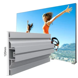 Exhibition Stand Wall Led Booth Double Sided Ledwall Light Box Popup Display Advertising Stand