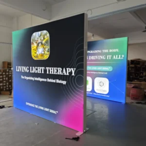 Expo Custom Trade Show Stand Aluminium Frame SEG Profile Exhibition Booth Convention Center Trade Fair Light Box